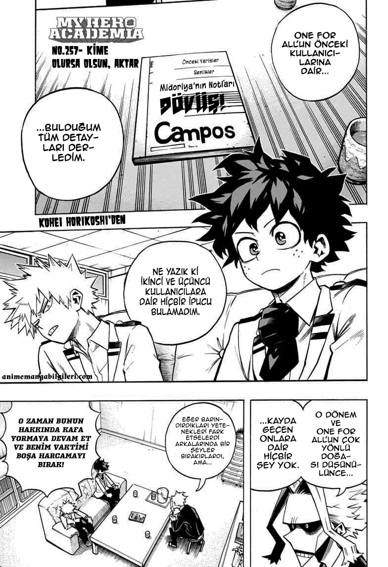 Boku No Hero Academia - Bölüm 257