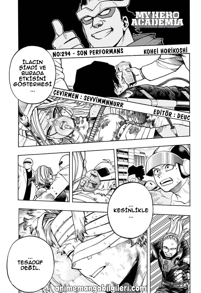 Boku No Hero Academia - Bölüm 294