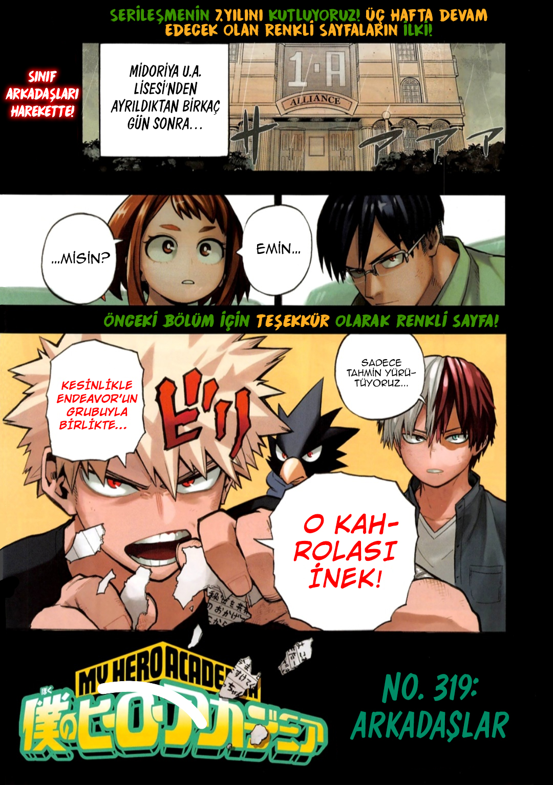 Boku No Hero Academia - Bölüm 319
