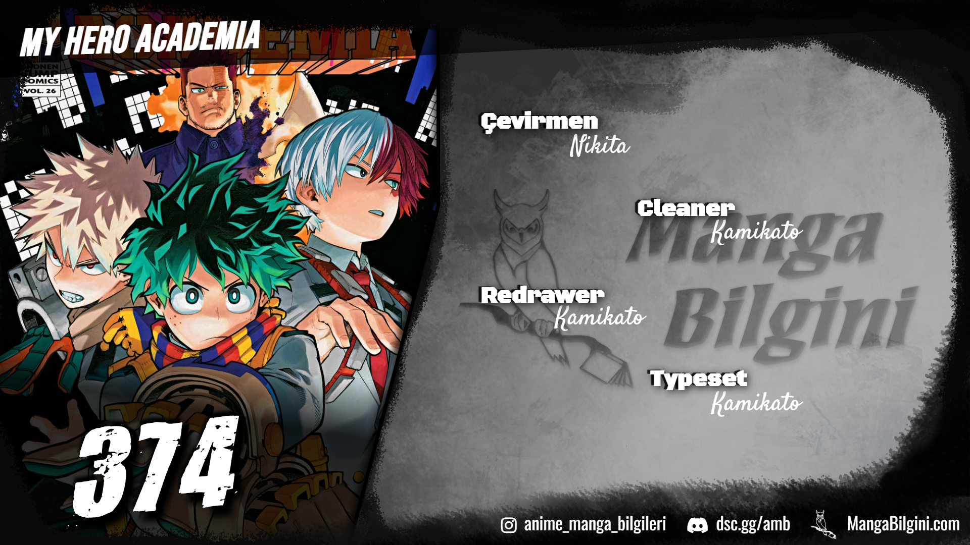 Boku No Hero Academia - Bölüm 374