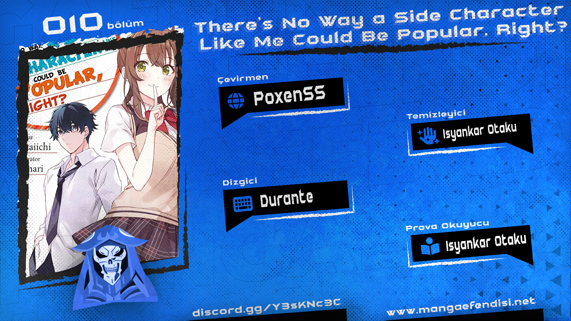 There's No Way a Side Character Like Me Could Be Popular, Right? - Bölüm 10