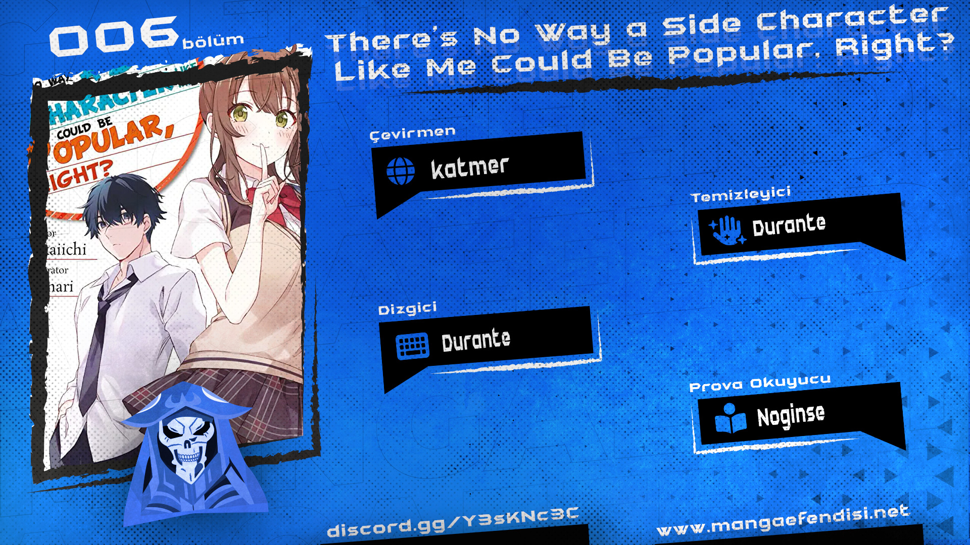 There’s No Way a Side Character Like Me Could Be Popular, Right? – Bölüm 6