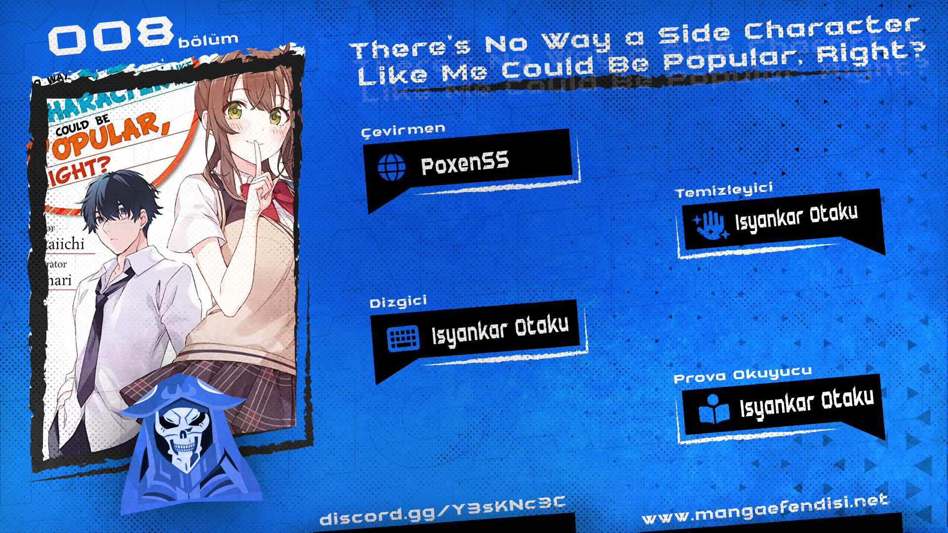 There’s No Way a Side Character Like Me Could Be Popular, Right? – Bölüm 8
