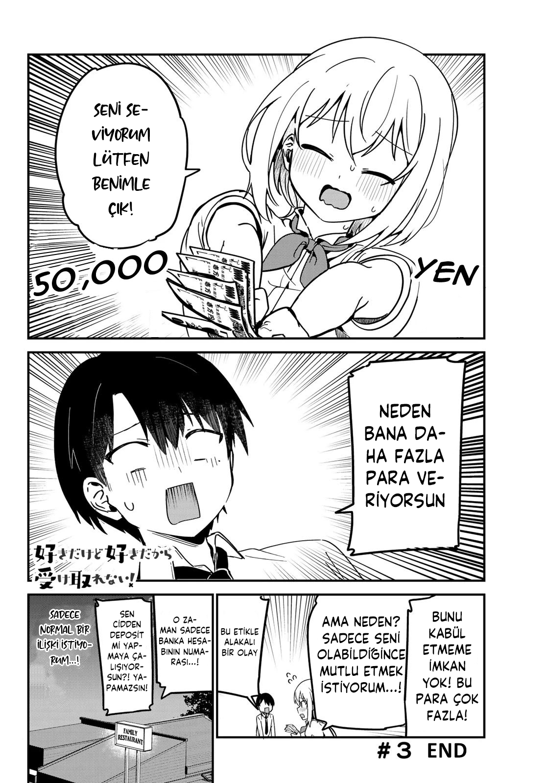 The Girl I Like Confessed to Me While Handing Me Cash - Bölüm 3