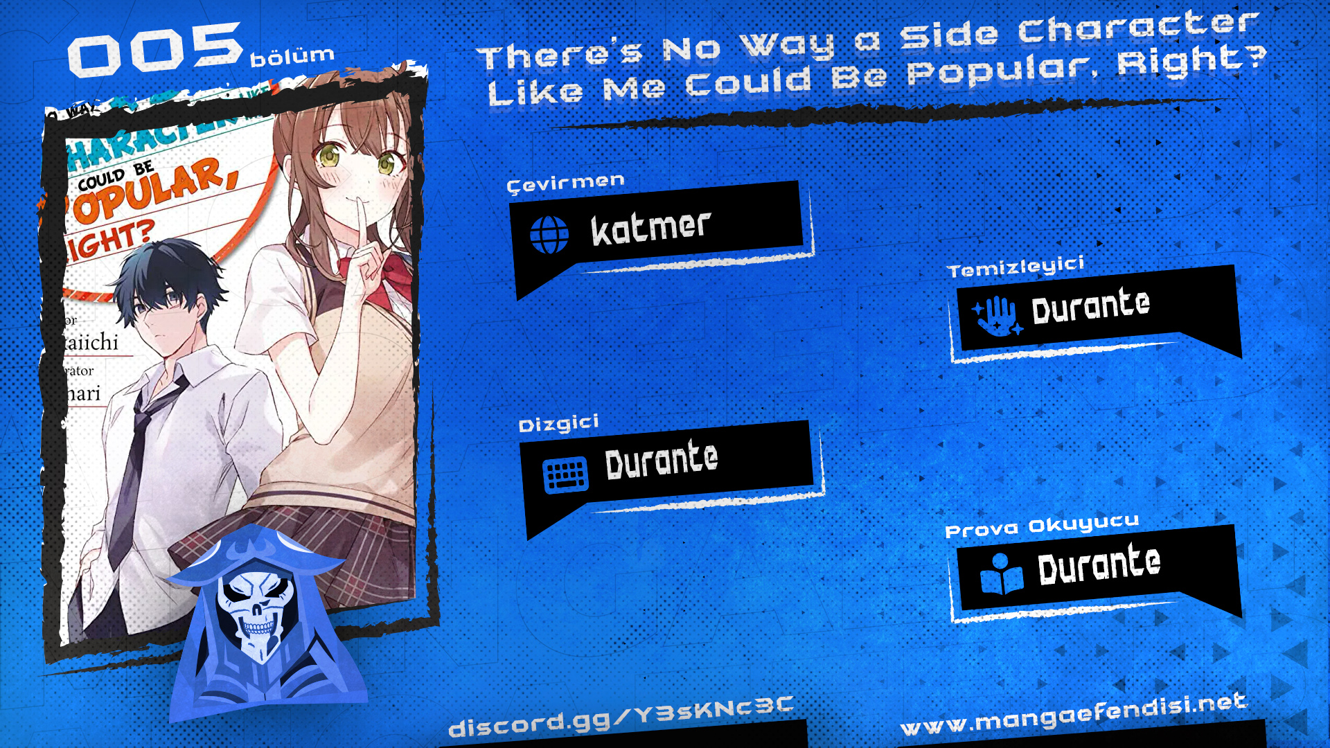 There’s No Way a Side Character Like Me Could Be Popular, Right? – Bölüm 5