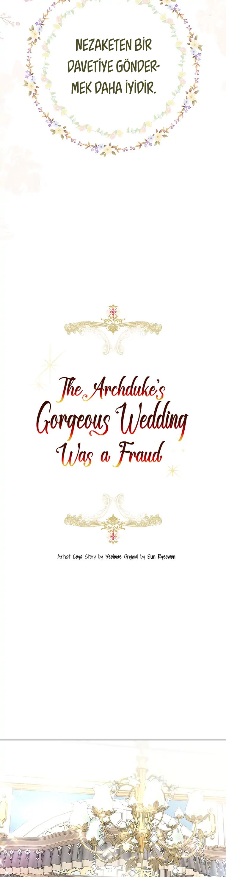 The Archduke's Gorgeous Wedding Was a Fraud Bölüm 30