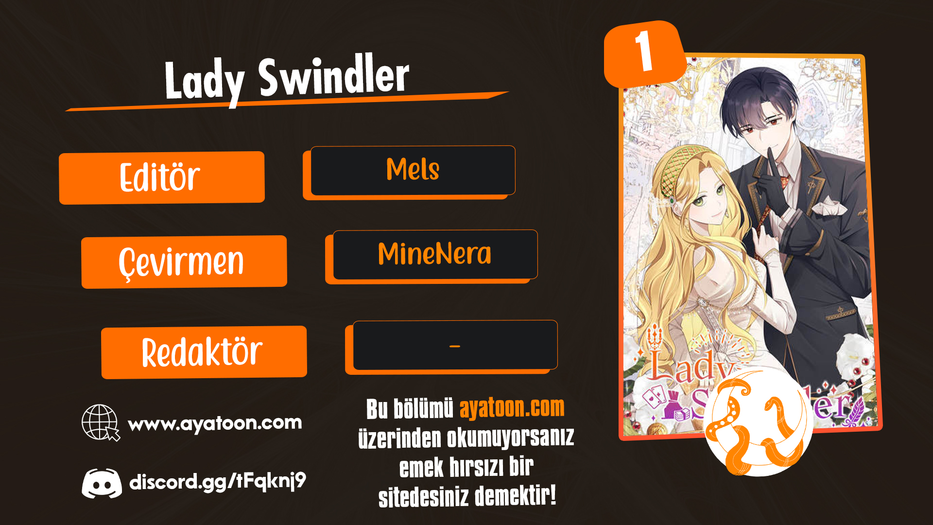 Lady Swindler Bölüm 1