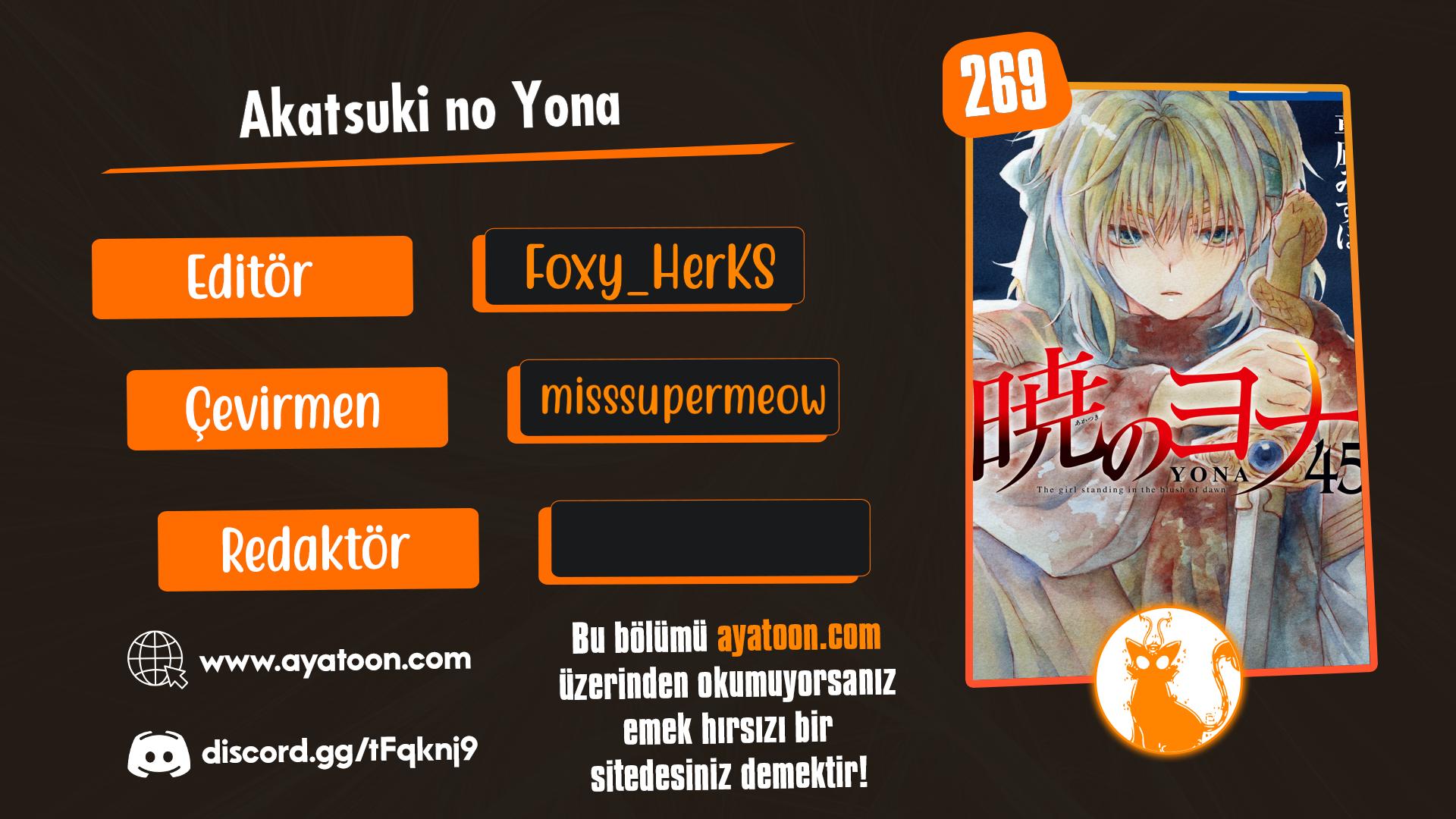 Akatsuki no Yona Bölüm 269