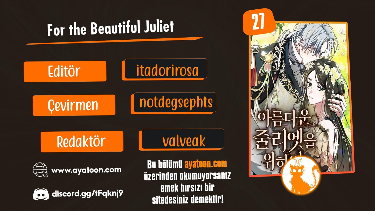 For the Beautiful Juliet Bölüm 27