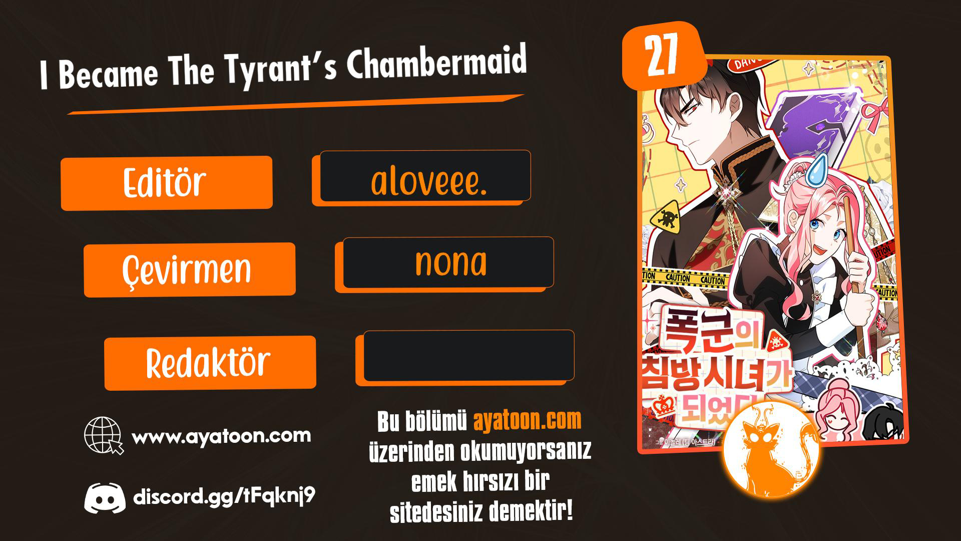 I Became a Tyrant's Maid Bölüm 27