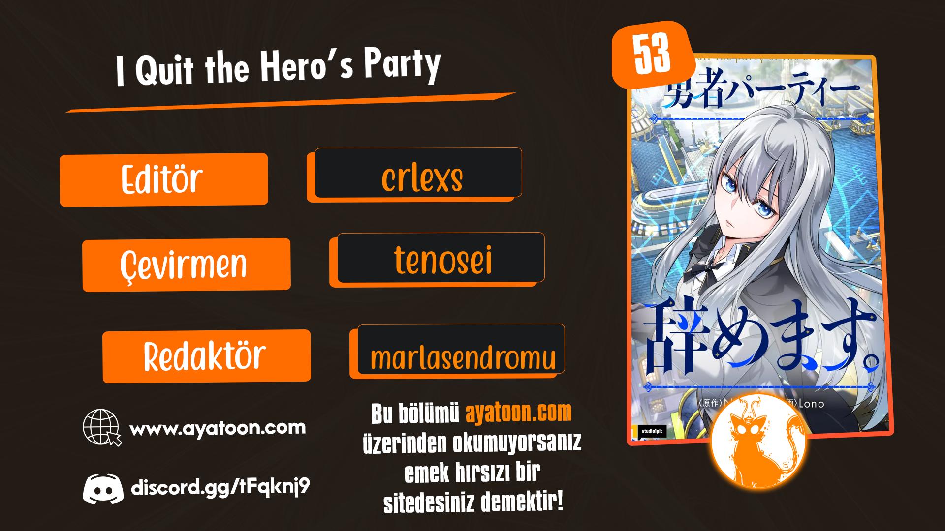 I Quit the Hero's Party Bölüm 53