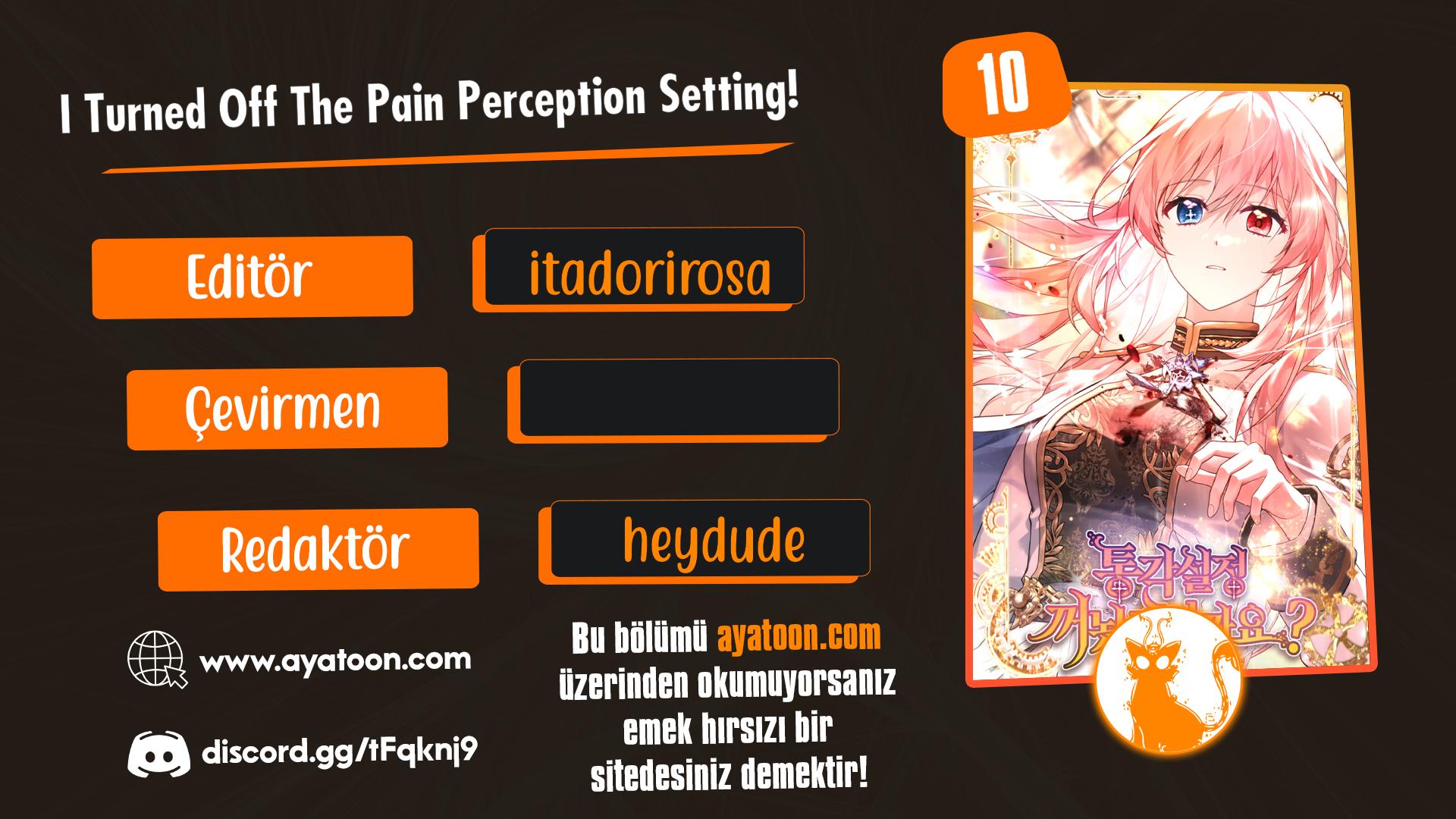 I Turned Off The Pain Perception Setting! Bölüm 10