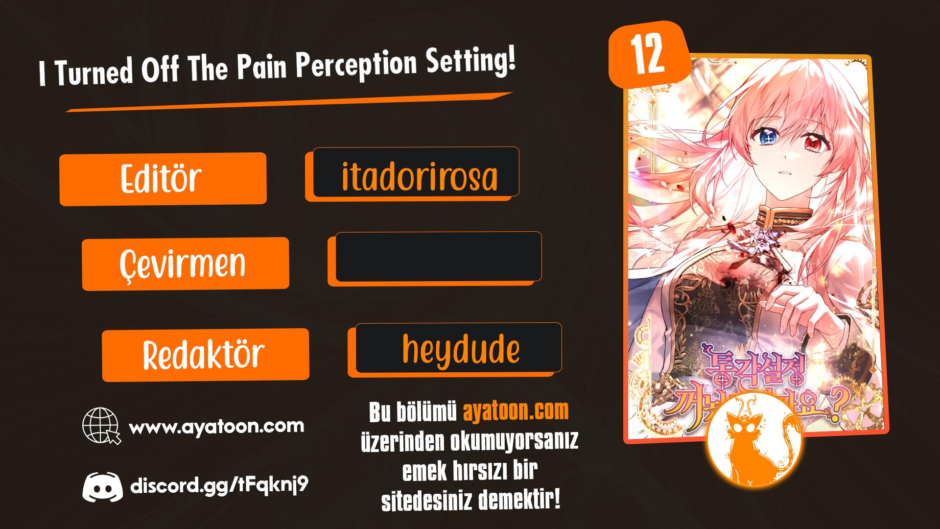 I Turned Off The Pain Perception Setting! Bölüm 12