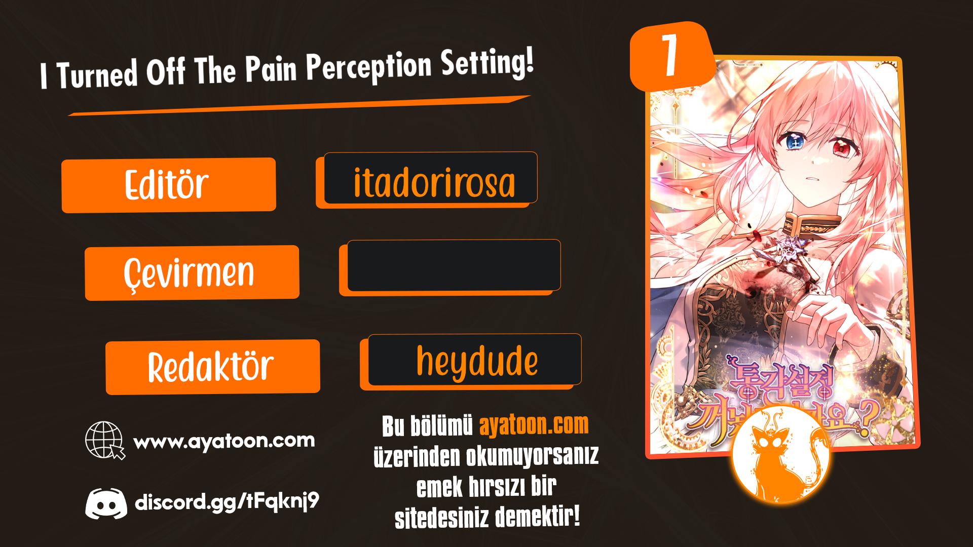 I Turned Off The Pain Perception Setting! Bölüm 7