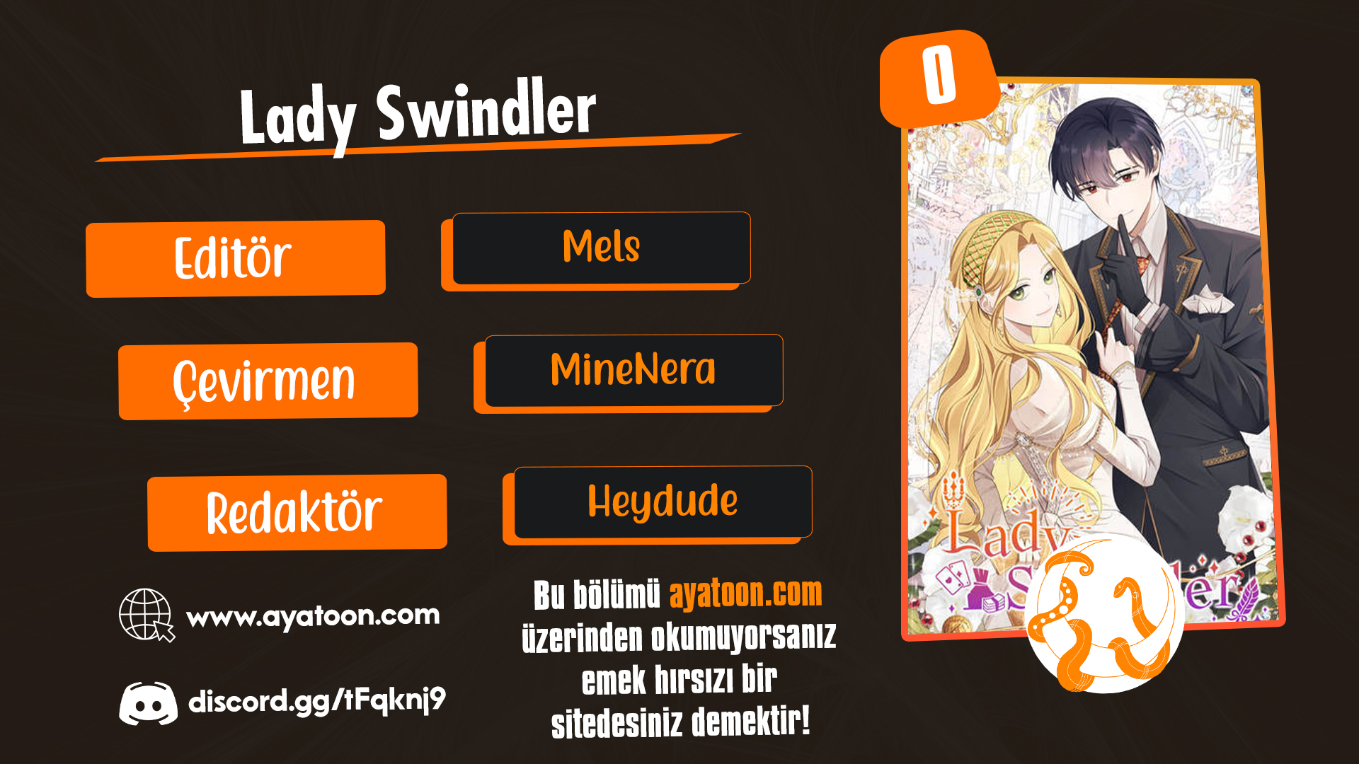 Lady Swindler Bölüm 0