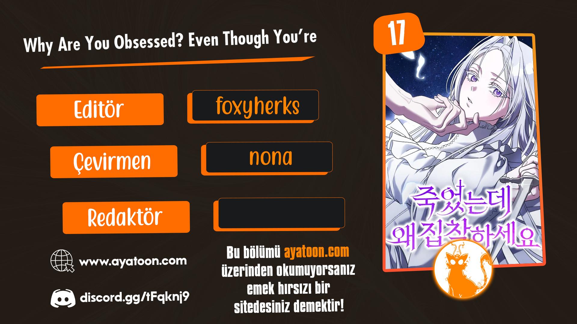 Why Are You Obsessed? Even Though You're Dead Bölüm 17