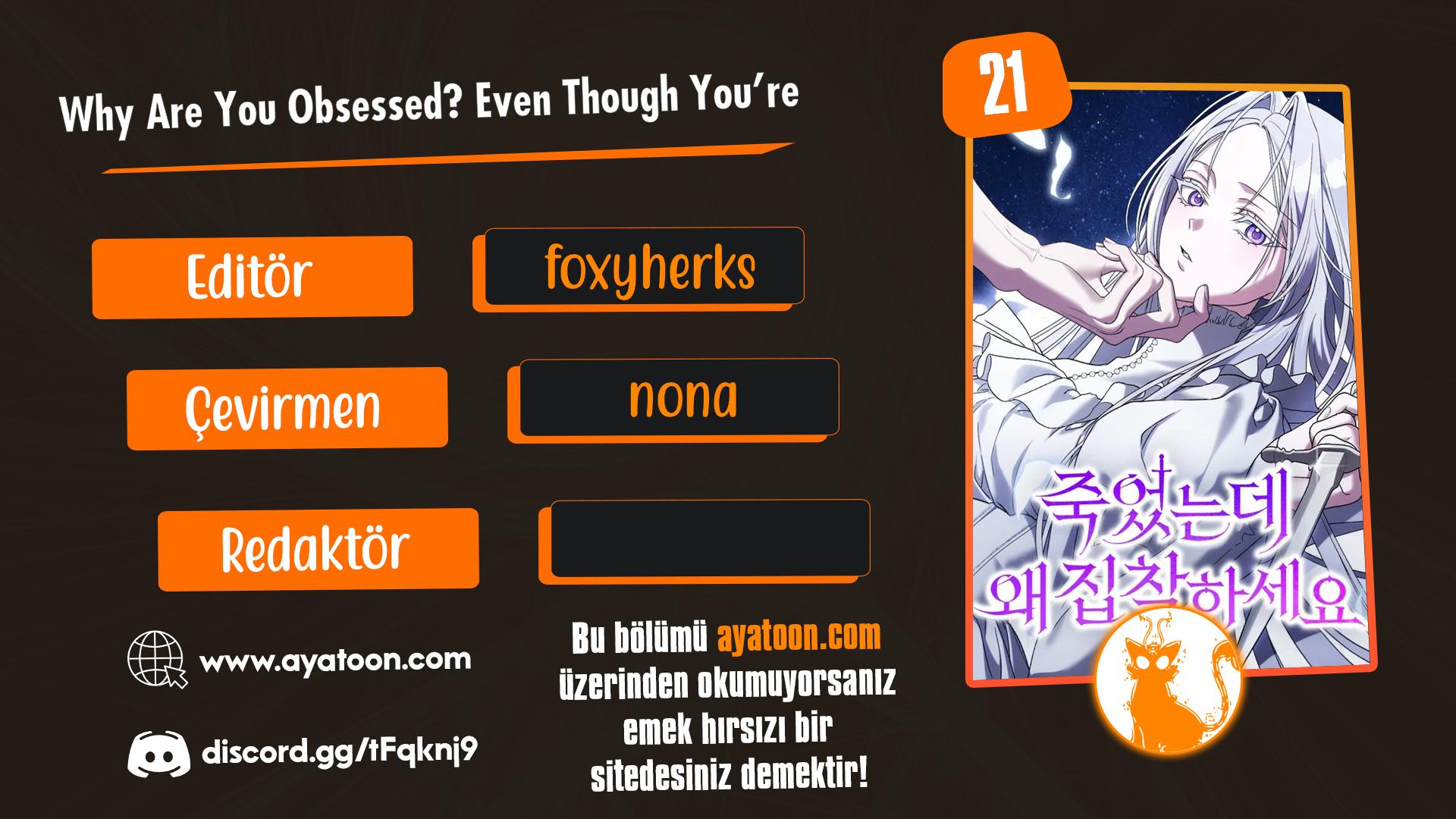 Why Are You Obsessed? Even Though You're Dead Bölüm 21